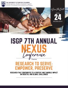 Save the Date: ISGP Nexus Conference on April 24
